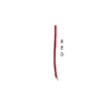 Single red braided shoelace